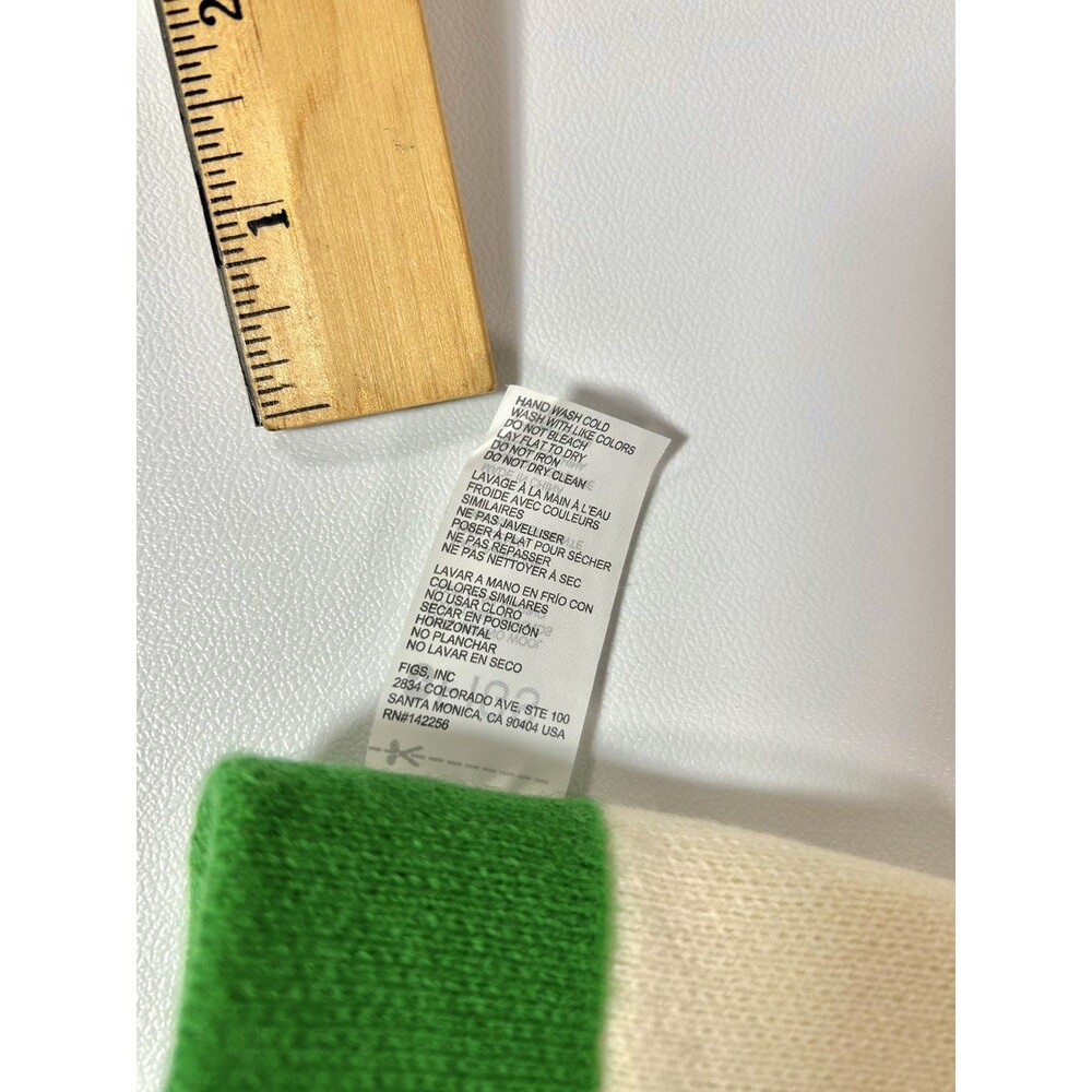 Figs Wool Color Block White Green Pink Headband Unisex NWT - Picture 7 of 9